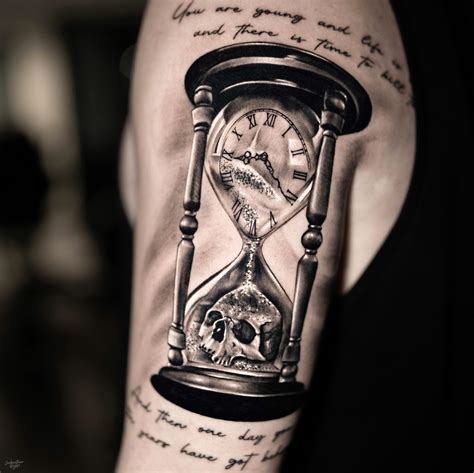 time is money hourglass tattoo|Time is money hourglass tattoo